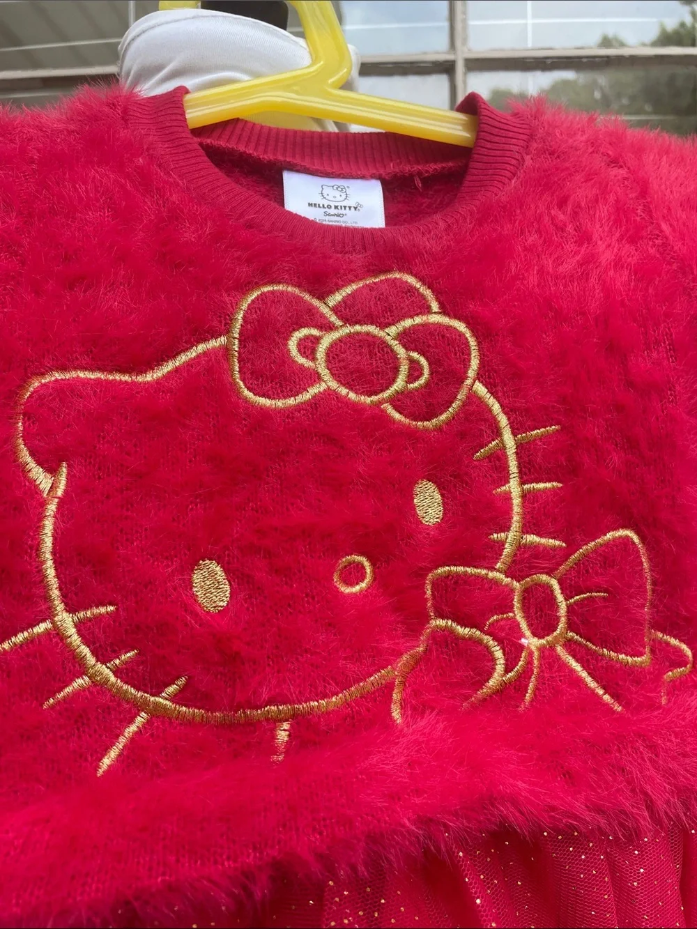 NWT- Hello Kitty Toddler Girls Knit Tutu Dress Size 12M